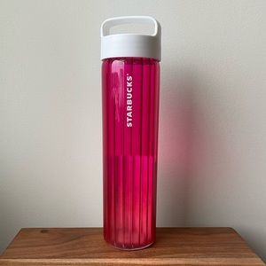 EU Starbucks glass bottle matte/glossy finish